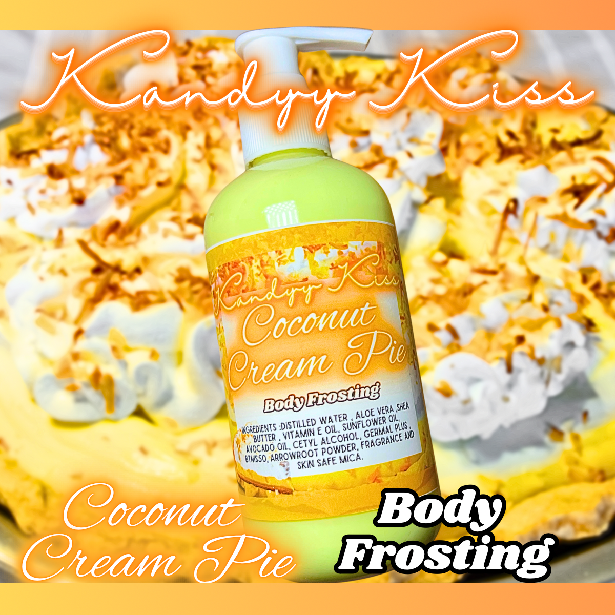 Coconut Cream Pie Body Frosting