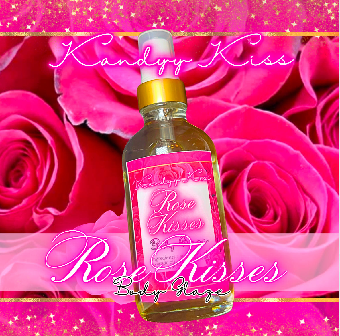 Rose Kisses Body Glaze