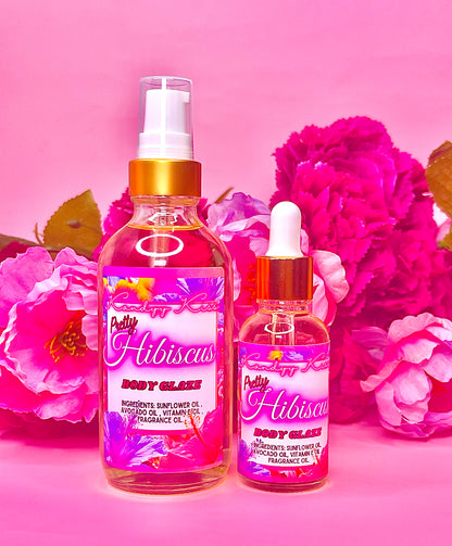 Pretty Hibiscus Body Glaze